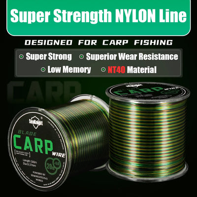 NT40 High Strength Nylon Carp Fishing Line