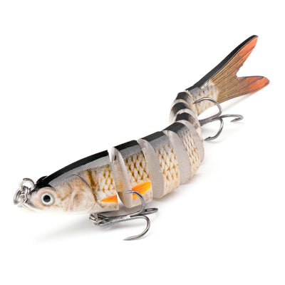 Segmented Sinking Wobblers for Pike Fishing