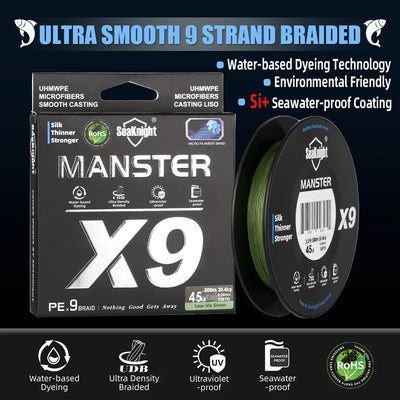 X9 Series Smooth PE Casting Fishing Line