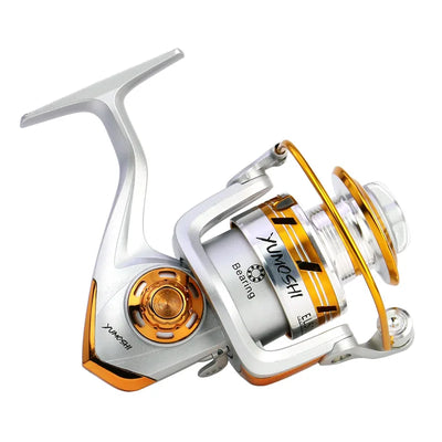 Metal Spinning Fishing Reel with Interchangeable Handle