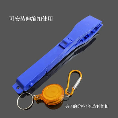 Portable Fish Gripper with Lock and Rod Holder