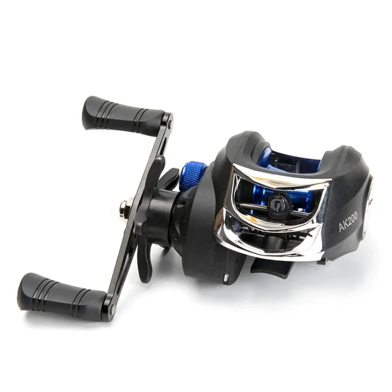 Magnetic Brake Baitcasting Reel with Max Drag Control