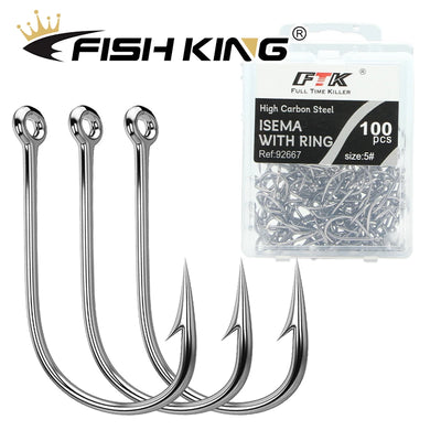 Circle Eyed Jig Hooks for Carp and Lure Fishing