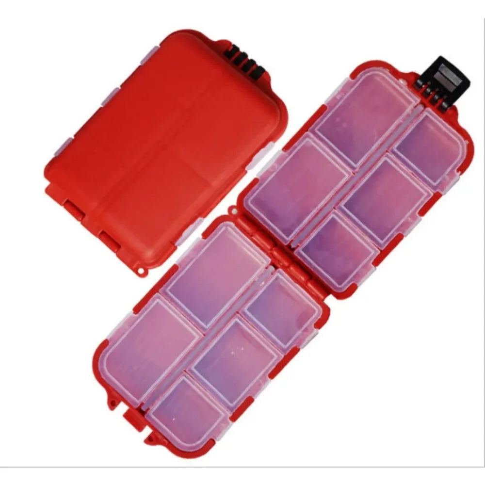Mini Tackle Box with 10 Compartments