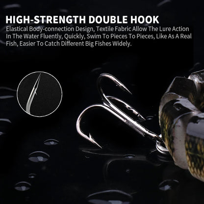 Multi Jointed Sinking Swimbait for Pike Fishing
