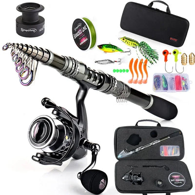 Telescopic Rod and Reel Combo for All Waters