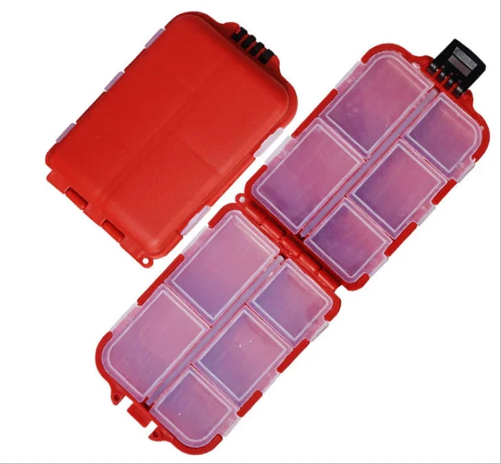 Mini Tackle Box with 10 Compartments