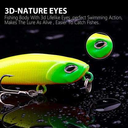 Lipless Sinking Stickbait for Sea Bass Fishing