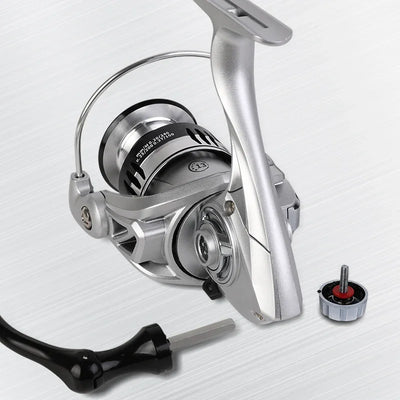 High Drag Saltwater Spinning Reel with Metal Handle