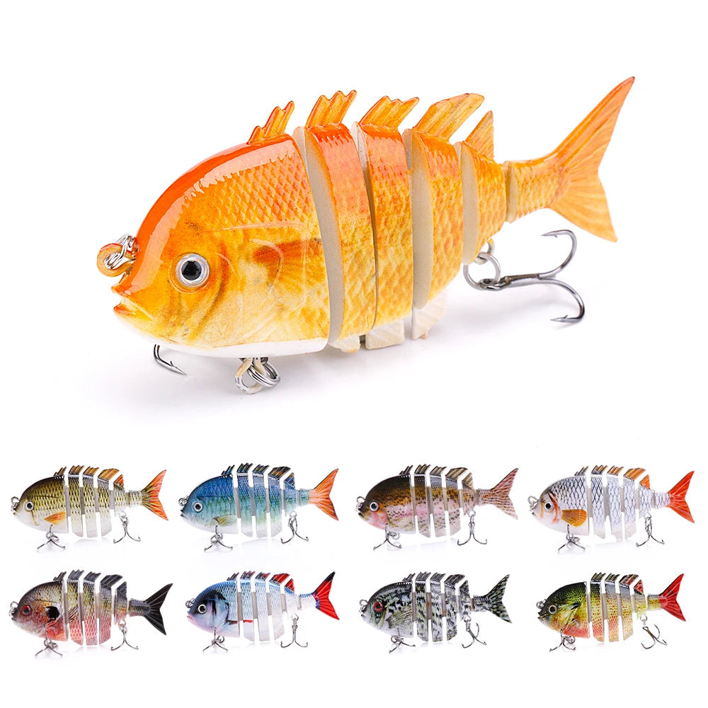 Jointed Swimbait Sinking Wobblers Fishing Set