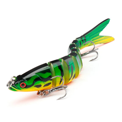 Segmented Sinking Wobblers for Pike Fishing