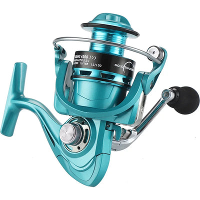 Heavy Duty Spinning Reel with EVA Grip and Max Drag