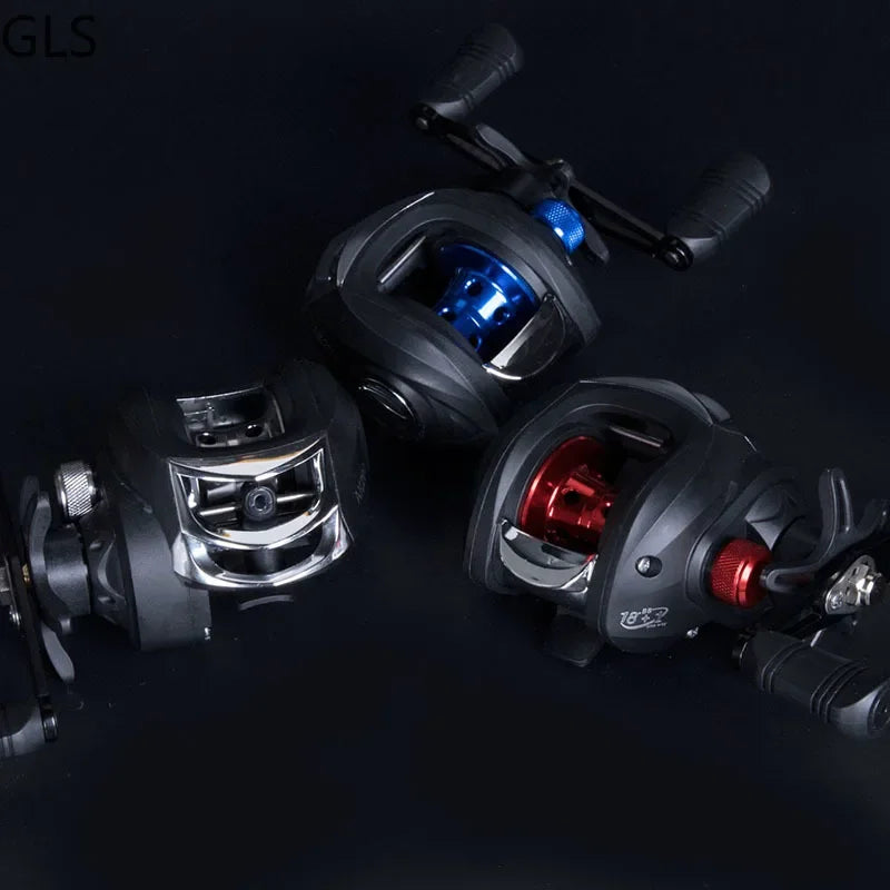 Magnetic Brake Baitcasting Reel with Max Drag Control