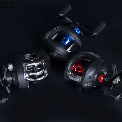 Magnetic Brake Baitcasting Reel with Max Drag Control