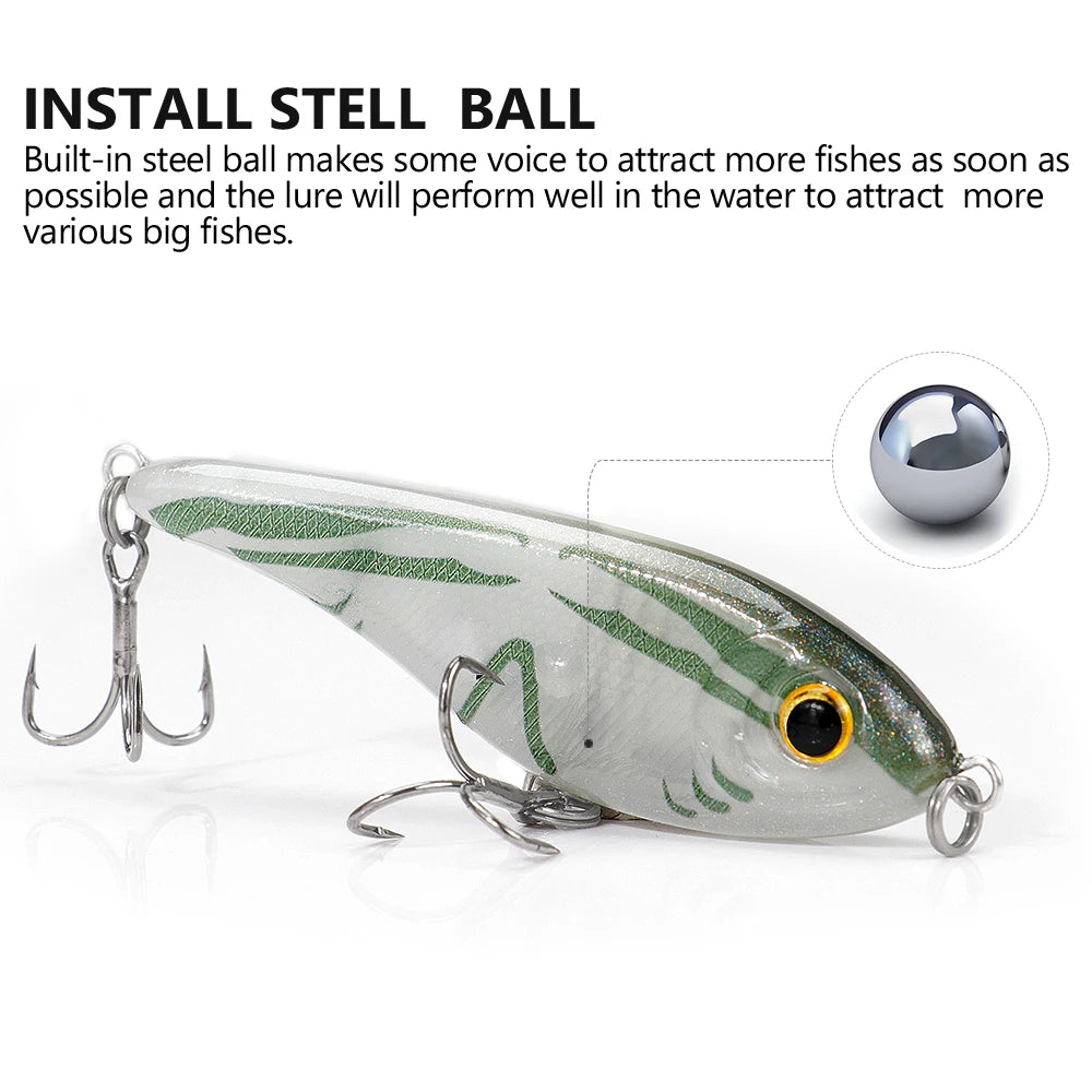 Slow Sinking Vib Wobbler for Pike and Perch