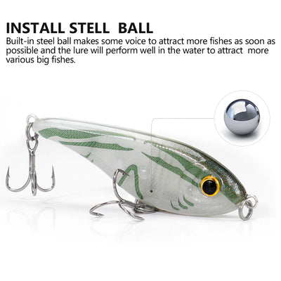 Slow Sinking Vib Wobbler for Pike and Perch