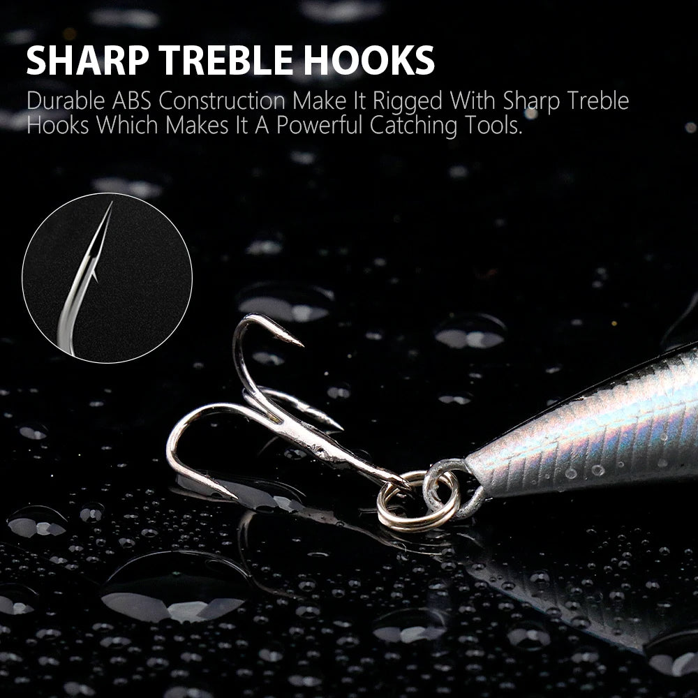Lipless Sinking Stickbait for Sea Bass Fishing