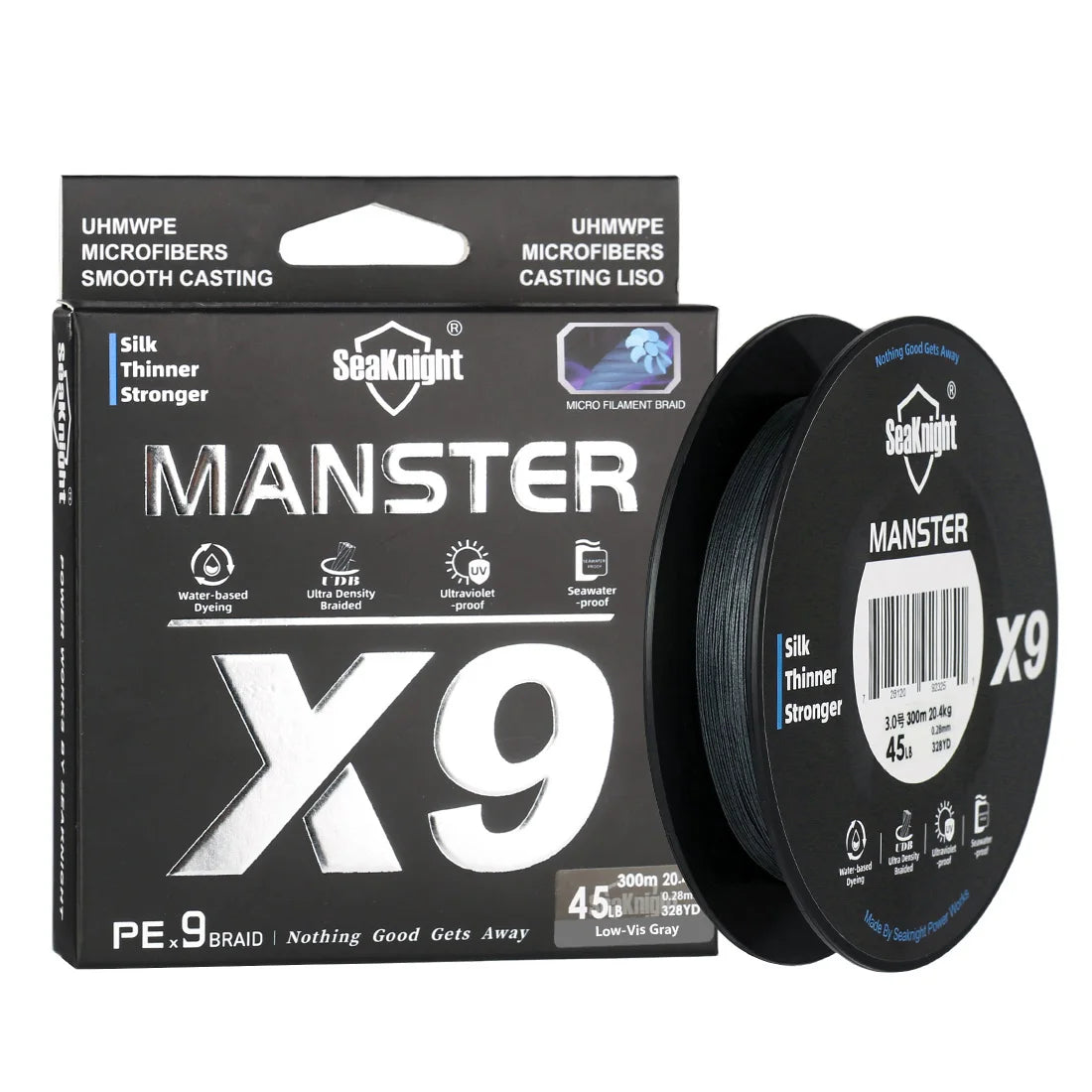 X9 Series Smooth PE Coated Fishing Line
