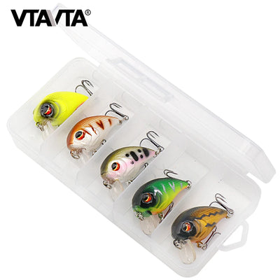 Mini Swing Crankbait Lure Set for Trolling