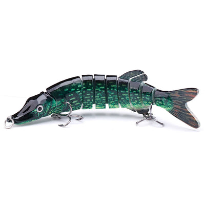 Lifelike Jointed Pike Swimbait for Sea Fishing
