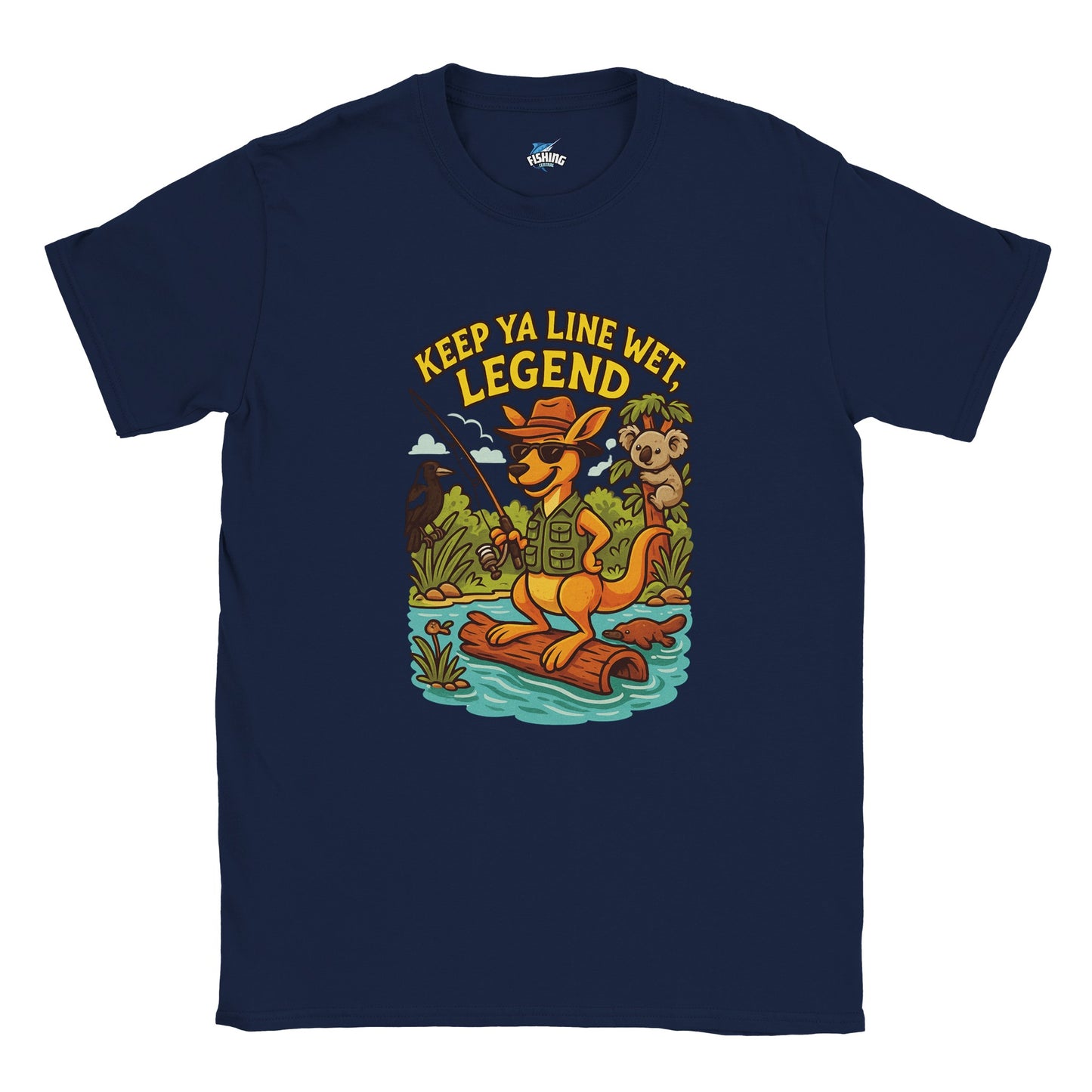 Keep Ya Line Wet Legend Fishing T-shirt - view 7