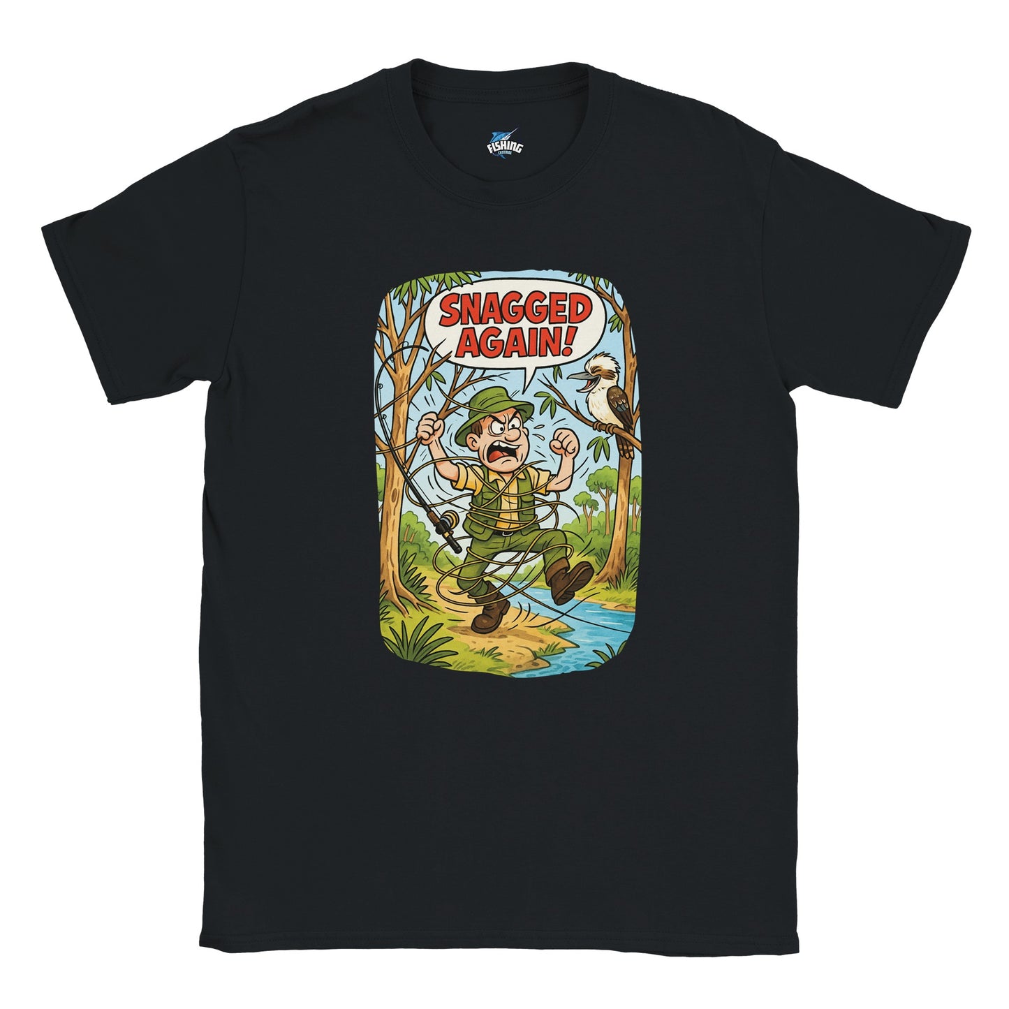 Snagged Again! Fishing T-shirt - view 2