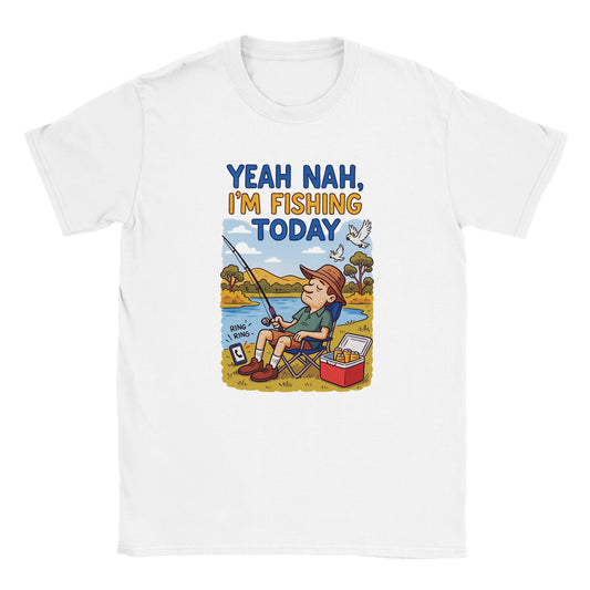 Yeah Nah, I'm Fishing Today T-shirt - Fishing Central Australia