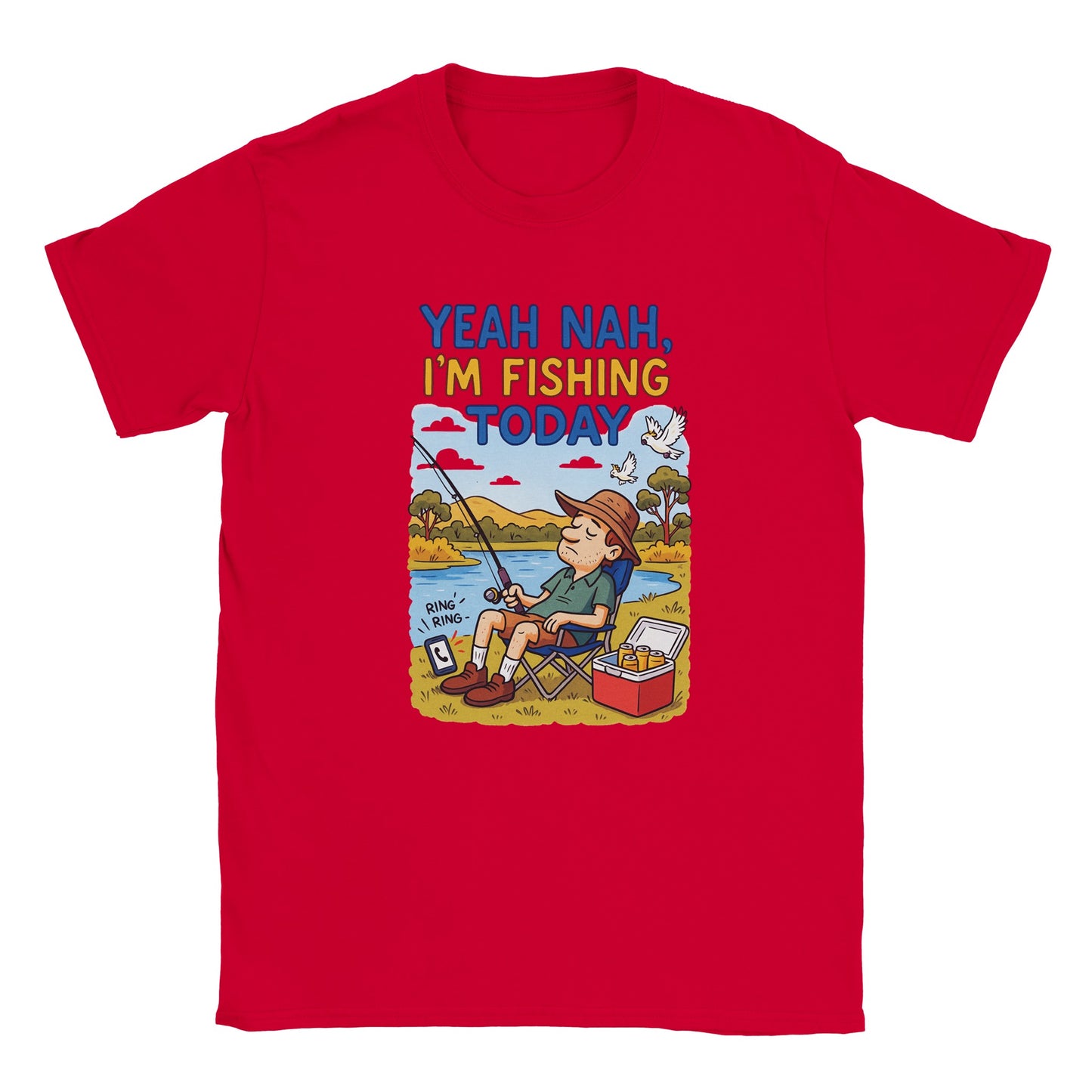 Yeah Nah, I'm Fishing Today T-shirt - view 3