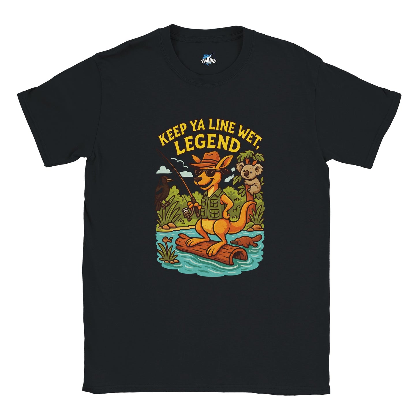 Keep Ya Line Wet Legend Fishing T-shirt - view 4