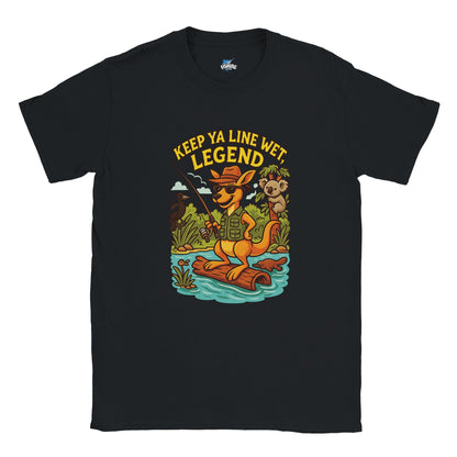Keep Ya Line Wet Legend Fishing T-shirt - view 4