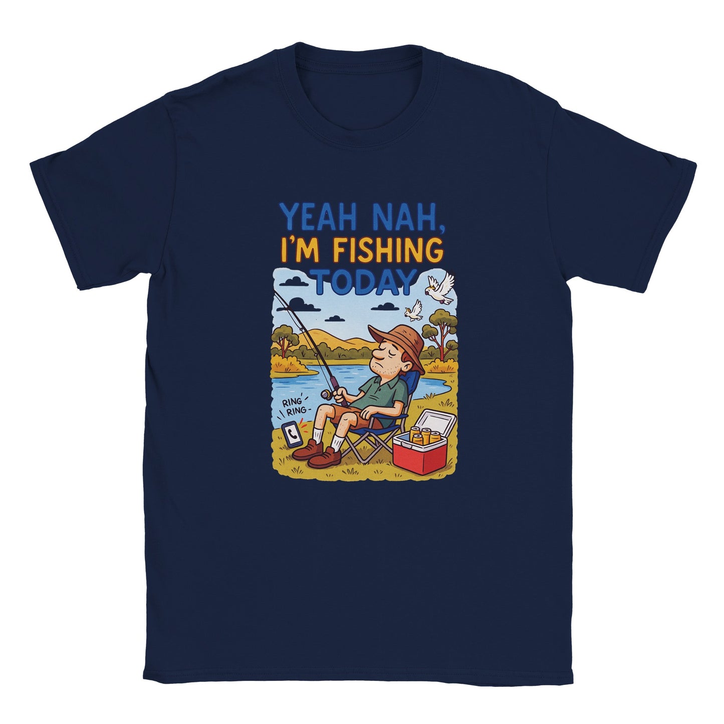 Yeah Nah, I'm Fishing Today T-shirt - view 2