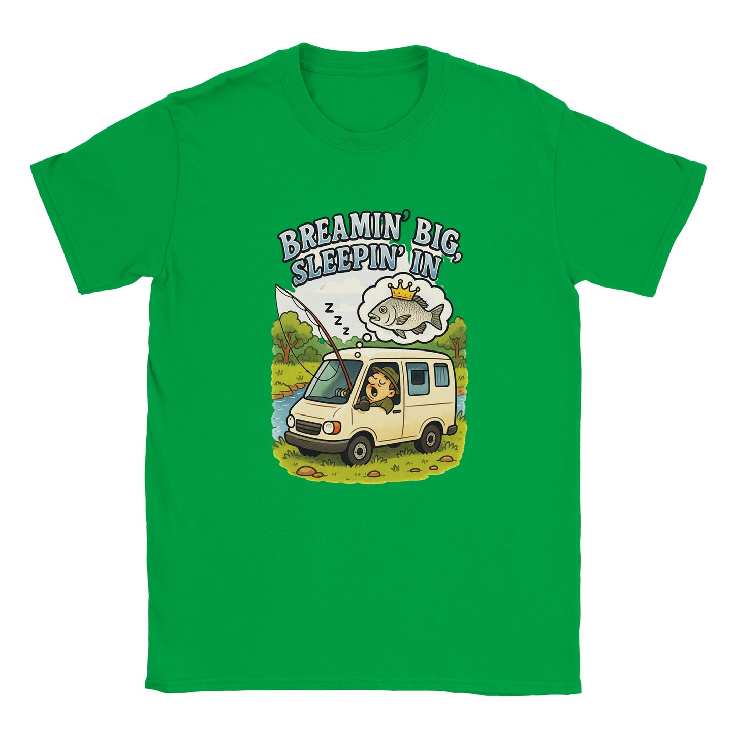 Breamin' Big, Sleepin' In Fishing T-shirt - view 7