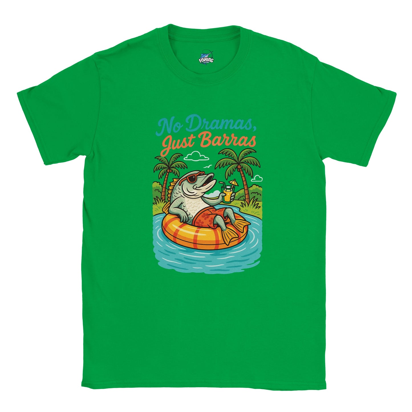 No Dramas, Just Barras Fishing T-shirt - view 7