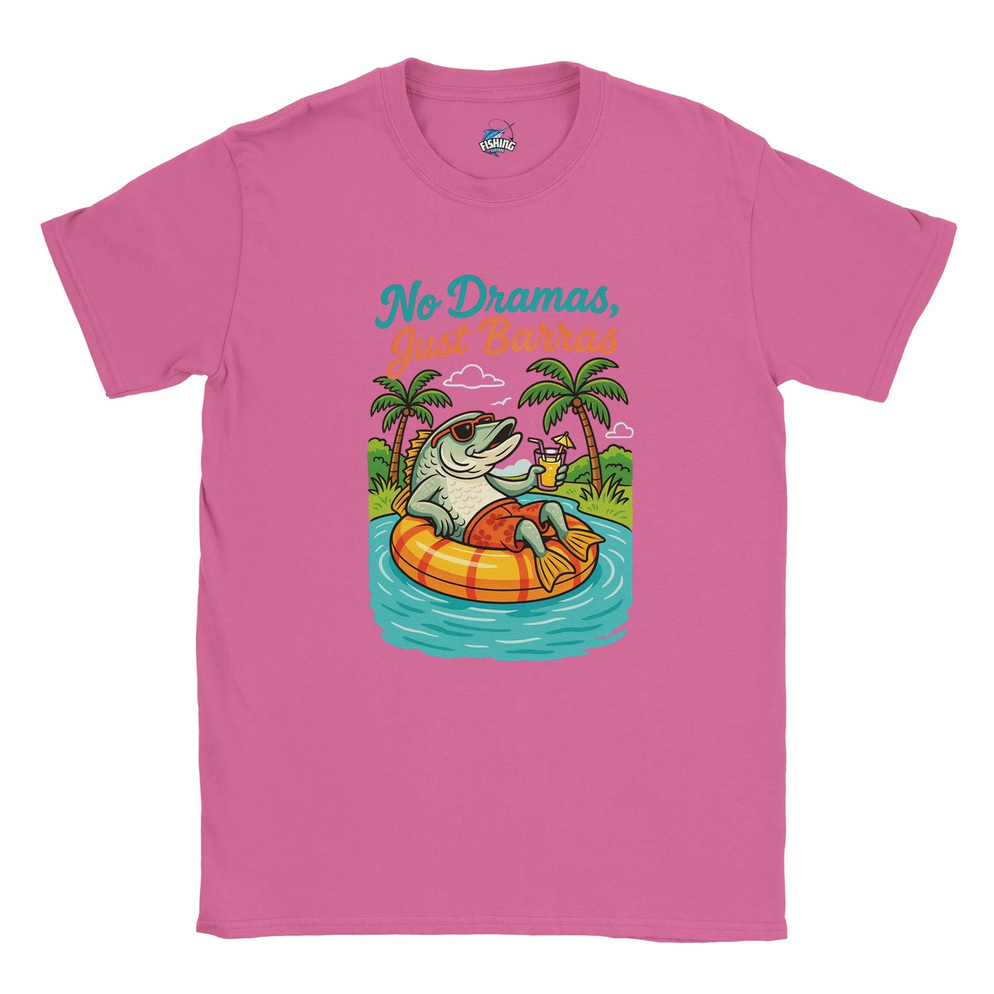 No Dramas, Just Barras Fishing T-shirt - view 5