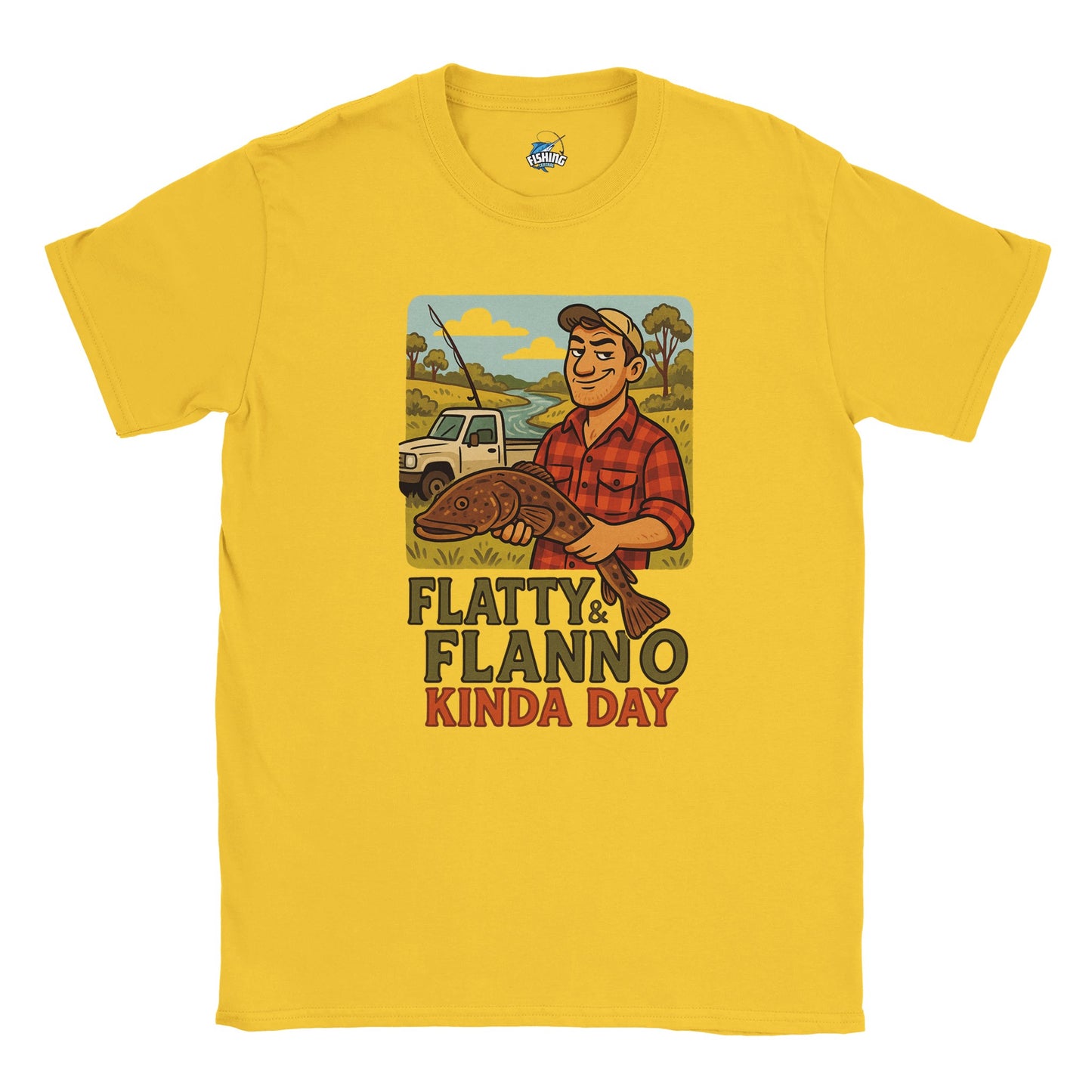 Flatty & Flanno Kinda Day Fishing T-shirt - view 4